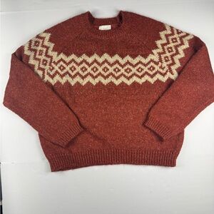 Women’s crew neck knit sweater size XL